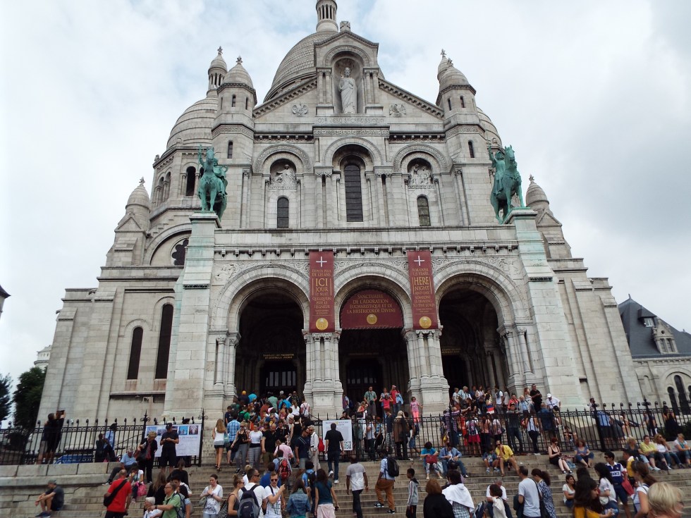 The Sacre Coeur , mocked and maligned as the Disney Castle by Montmartre natives and locals.