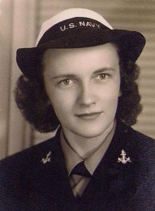 Ms. Dunlap serving in WWII